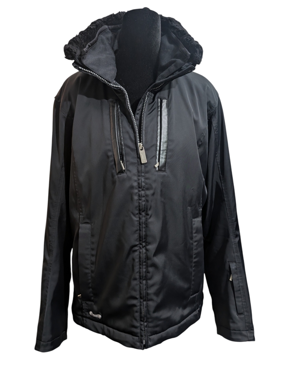 Spyder Black Ski & Snow Jacket with Hood